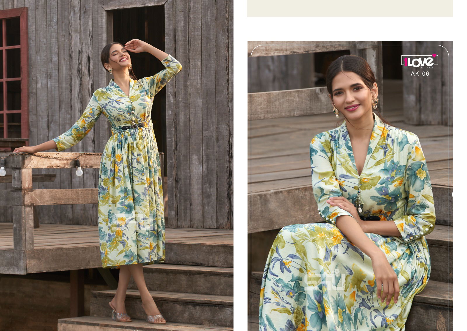 Anokhi By 1 Love Ak-01 To AK-06 Party Wear Kurtis Catalog